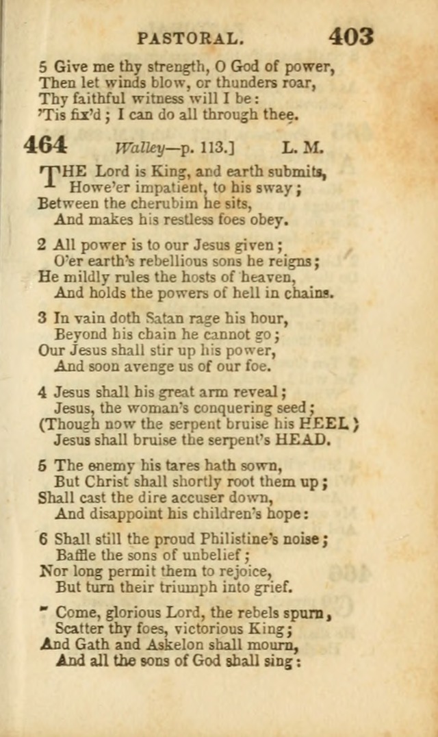 A Collection of Hymns: for the use of the Methodist Episcopal Church, principally from the collection of the Rev. John Wesley, A. M., late fellow of Lincoln College..(Rev. and corr. with a supplement) page 405