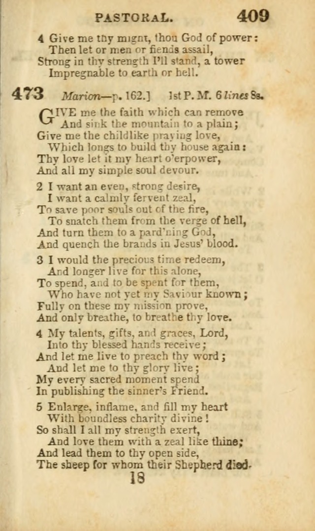 A Collection of Hymns: for the use of the Methodist Episcopal Church, principally from the collection of the Rev. John Wesley, A. M., late fellow of Lincoln College..(Rev. and corr. with a supplement) page 411