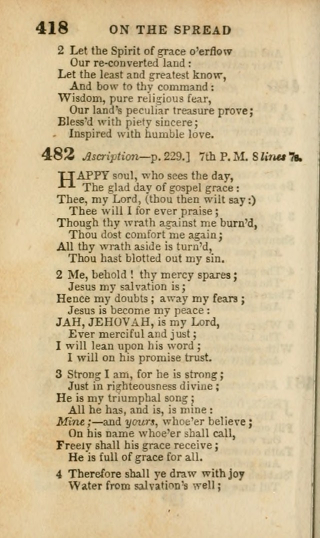 A Collection of Hymns: for the use of the Methodist Episcopal Church, principally from the collection of the Rev. John Wesley, A. M., late fellow of Lincoln College..(Rev. and corr. with a supplement) page 420