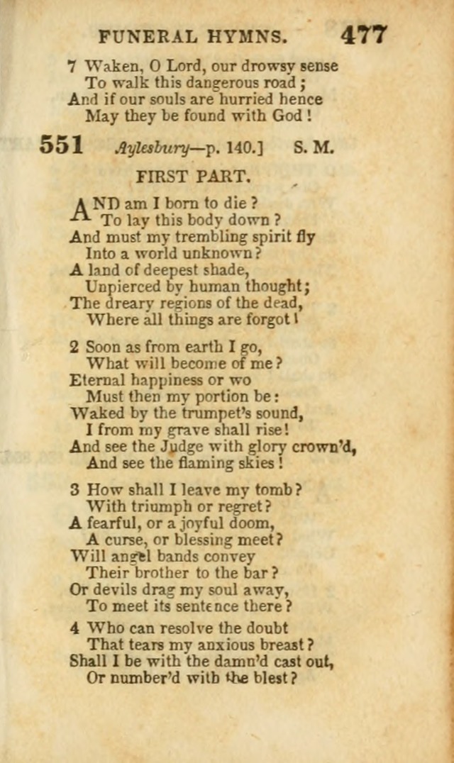 A Collection of Hymns: for the use of the Methodist Episcopal Church, principally from the collection of the Rev. John Wesley, A. M., late fellow of Lincoln College..(Rev. and corr. with a supplement) page 479