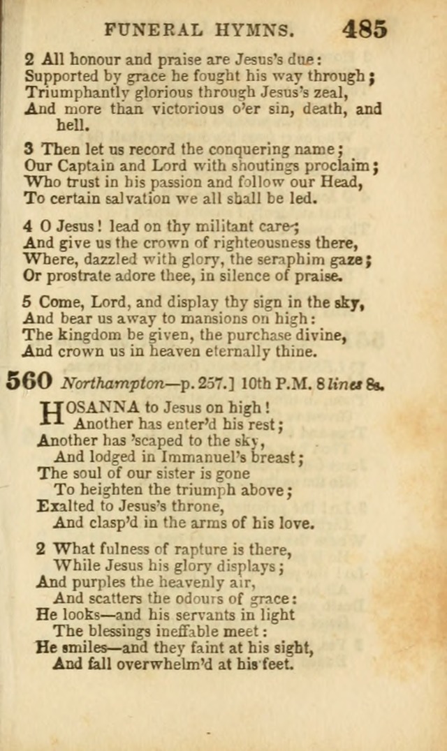 A Collection of Hymns: for the use of the Methodist Episcopal Church, principally from the collection of the Rev. John Wesley, A. M., late fellow of Lincoln College..(Rev. and corr. with a supplement) page 487