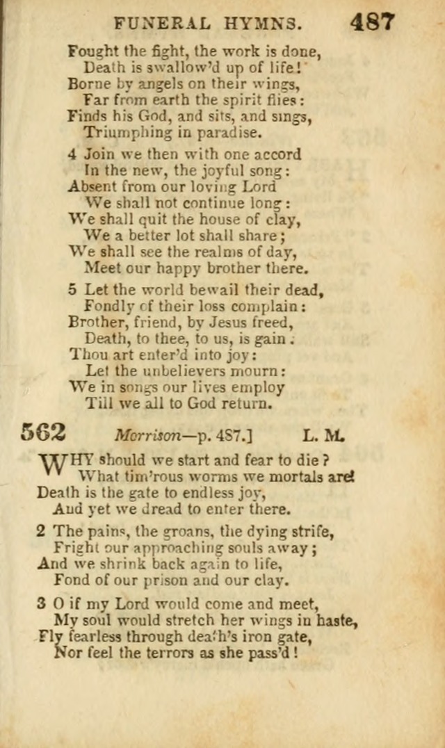 A Collection of Hymns: for the use of the Methodist Episcopal Church, principally from the collection of the Rev. John Wesley, A. M., late fellow of Lincoln College..(Rev. and corr. with a supplement) page 489