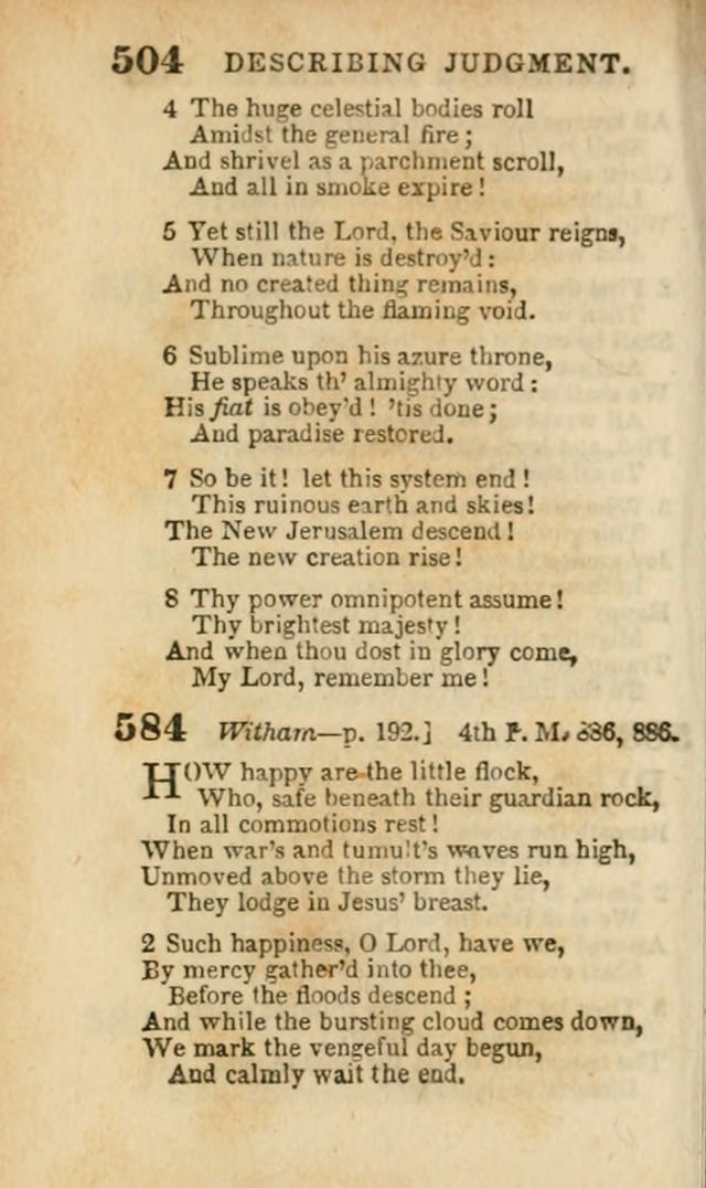 A Collection of Hymns: for the use of the Methodist Episcopal Church, principally from the collection of the Rev. John Wesley, A. M., late fellow of Lincoln College..(Rev. and corr. with a supplement) page 506