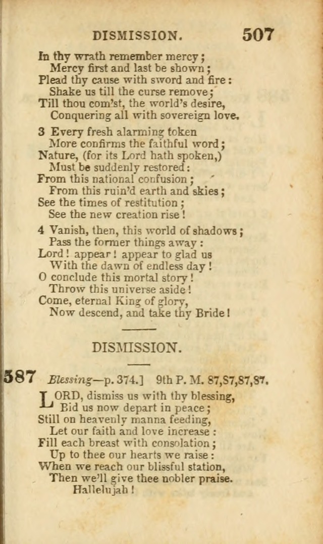 A Collection of Hymns: for the use of the Methodist Episcopal Church, principally from the collection of the Rev. John Wesley, A. M., late fellow of Lincoln College..(Rev. and corr. with a supplement) page 509