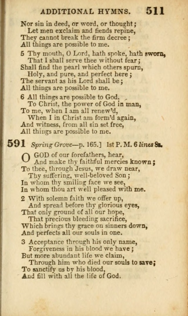 A Collection of Hymns: for the use of the Methodist Episcopal Church, principally from the collection of the Rev. John Wesley, A. M., late fellow of Lincoln College..(Rev. and corr. with a supplement) page 513