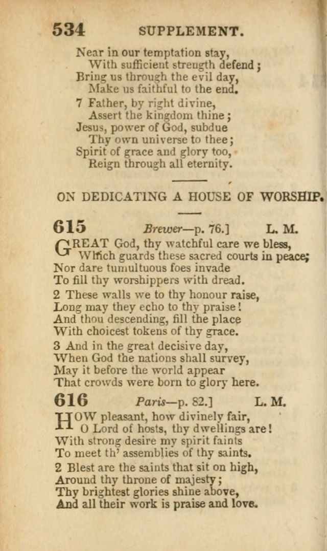 A Collection of Hymns: for the use of the Methodist Episcopal Church, principally from the collection of the Rev. John Wesley, A. M., late fellow of Lincoln College..(Rev. and corr. with a supplement) page 536