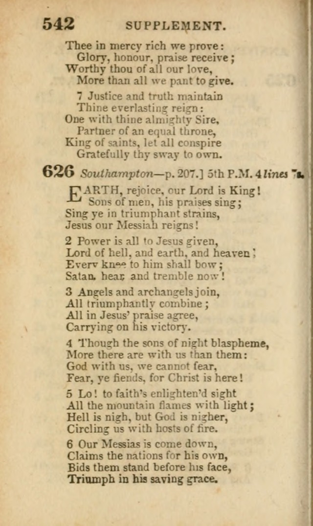 A Collection of Hymns: for the use of the Methodist Episcopal Church, principally from the collection of the Rev. John Wesley, A. M., late fellow of Lincoln College..(Rev. and corr. with a supplement) page 544