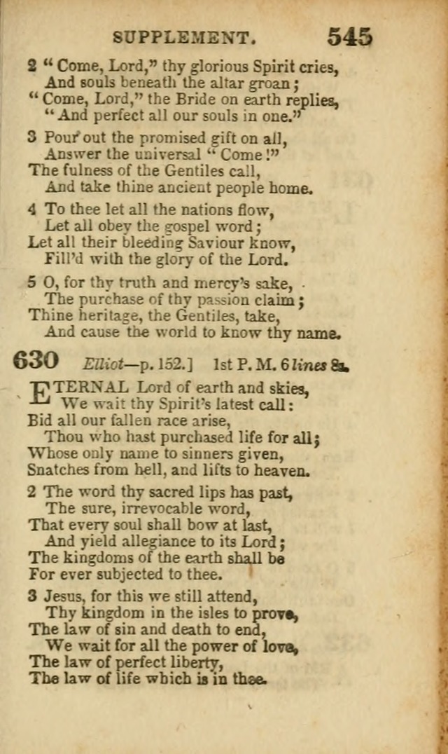 A Collection of Hymns: for the use of the Methodist Episcopal Church, principally from the collection of the Rev. John Wesley, A. M., late fellow of Lincoln College..(Rev. and corr. with a supplement) page 547