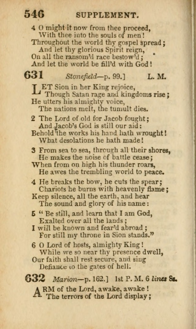 A Collection of Hymns: for the use of the Methodist Episcopal Church, principally from the collection of the Rev. John Wesley, A. M., late fellow of Lincoln College..(Rev. and corr. with a supplement) page 548