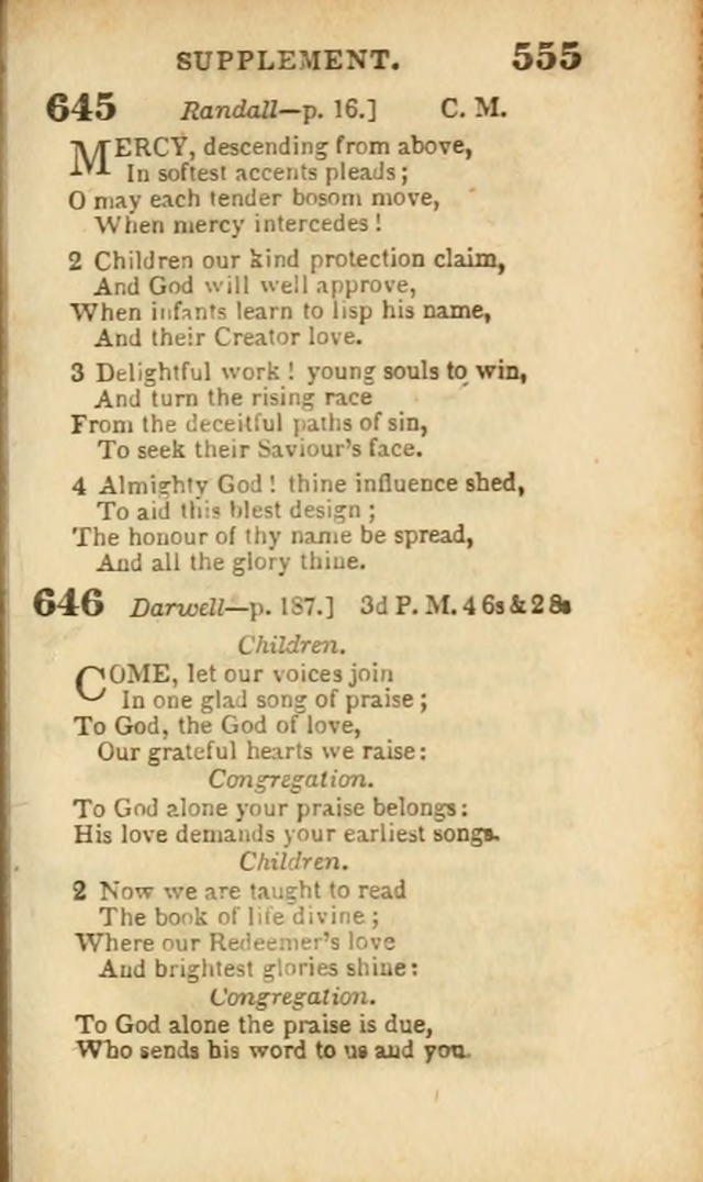 A Collection of Hymns: for the use of the Methodist Episcopal Church, principally from the collection of the Rev. John Wesley, A. M., late fellow of Lincoln College..(Rev. and corr. with a supplement) page 557