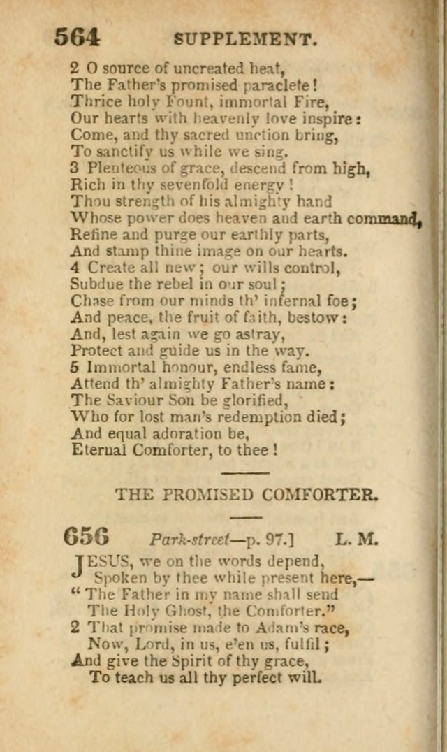 A Collection of Hymns: for the use of the Methodist Episcopal Church, principally from the collection of the Rev. John Wesley, A. M., late fellow of Lincoln College..(Rev. and corr. with a supplement) page 566