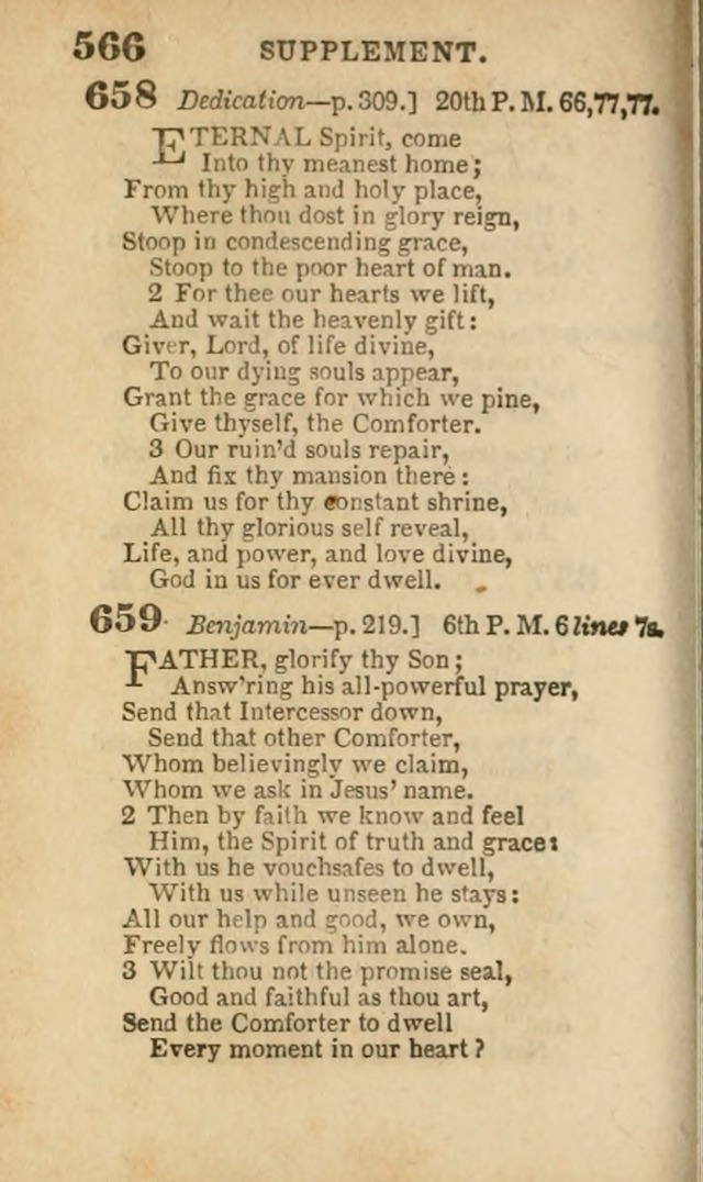 A Collection of Hymns: for the use of the Methodist Episcopal Church, principally from the collection of the Rev. John Wesley, A. M., late fellow of Lincoln College..(Rev. and corr. with a supplement) page 568