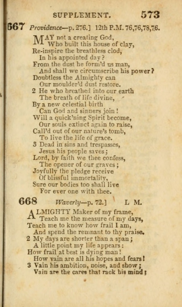 A Collection of Hymns: for the use of the Methodist Episcopal Church, principally from the collection of the Rev. John Wesley, A. M., late fellow of Lincoln College..(Rev. and corr. with a supplement) page 575