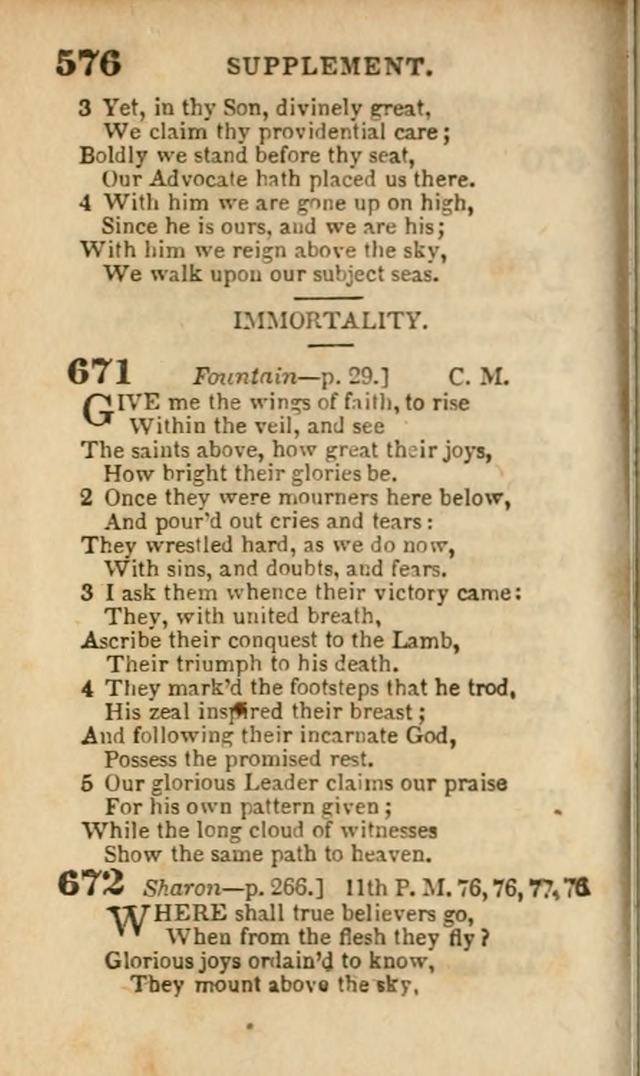 A Collection of Hymns: for the use of the Methodist Episcopal Church, principally from the collection of the Rev. John Wesley, A. M., late fellow of Lincoln College..(Rev. and corr. with a supplement) page 578