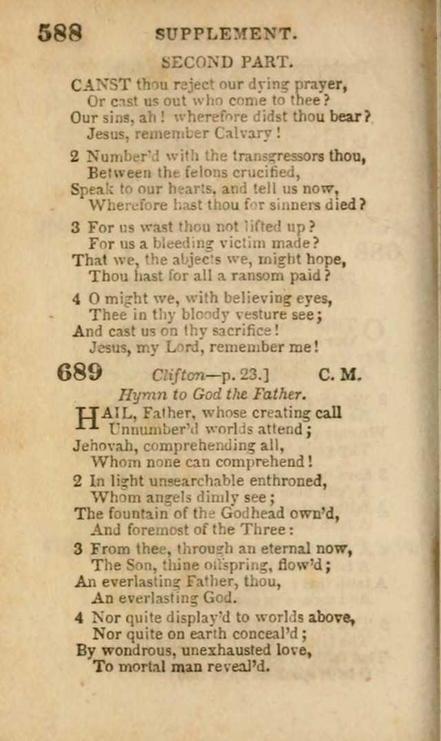 A Collection of Hymns: for the use of the Methodist Episcopal Church, principally from the collection of the Rev. John Wesley, A. M., late fellow of Lincoln College..(Rev. and corr. with a supplement) page 590