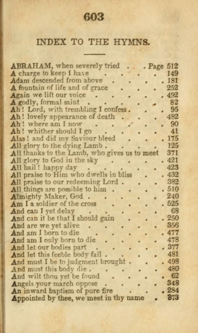 A Collection of Hymns: for the use of the Methodist Episcopal Church, principally from the collection of the Rev. John Wesley, A. M., late fellow of Lincoln College..(Rev. and corr. with a supplement) page 605