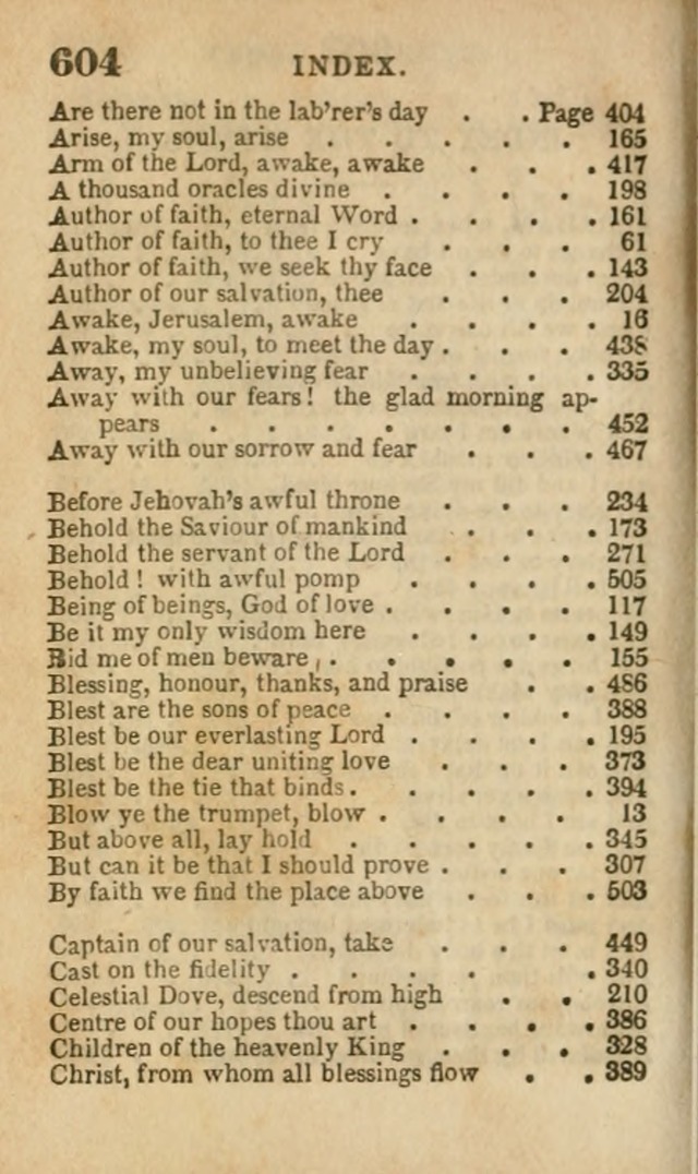 A Collection of Hymns: for the use of the Methodist Episcopal Church, principally from the collection of the Rev. John Wesley, A. M., late fellow of Lincoln College..(Rev. and corr. with a supplement) page 606