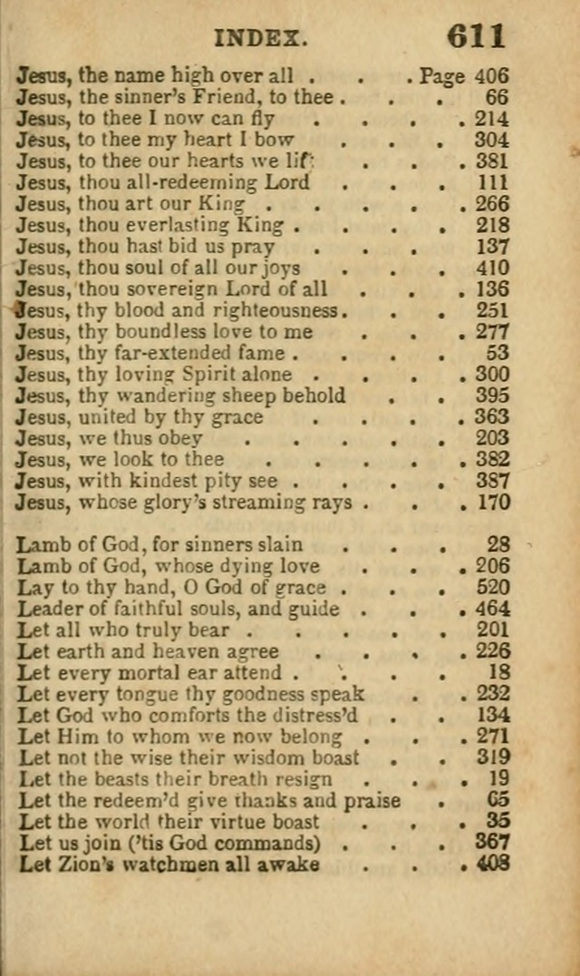 A Collection of Hymns: for the use of the Methodist Episcopal Church, principally from the collection of the Rev. John Wesley, A. M., late fellow of Lincoln College..(Rev. and corr. with a supplement) page 613