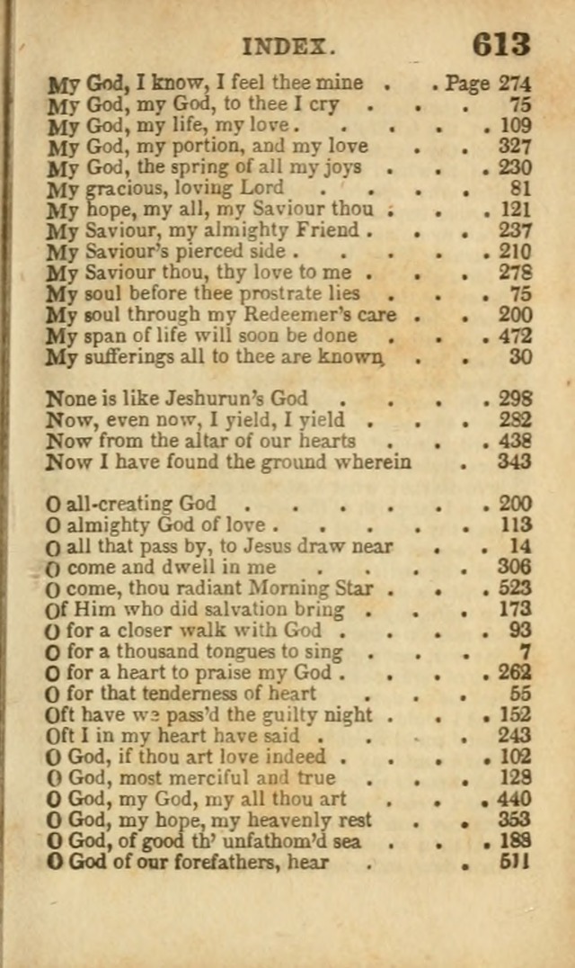 A Collection of Hymns: for the use of the Methodist Episcopal Church, principally from the collection of the Rev. John Wesley, A. M., late fellow of Lincoln College..(Rev. and corr. with a supplement) page 615