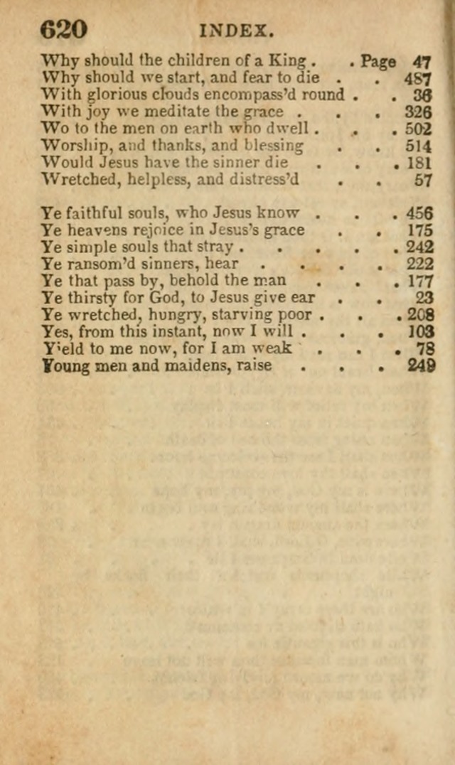 A Collection of Hymns: for the use of the Methodist Episcopal Church, principally from the collection of the Rev. John Wesley, A. M., late fellow of Lincoln College..(Rev. and corr. with a supplement) page 622