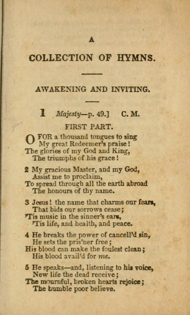 A Collection of Hymns: for the use of the Methodist Episcopal Church, principally from the collection of the Rev. John Wesley, A. M., late fellow of Lincoln College..(Rev. and corr. with a supplement) page 7