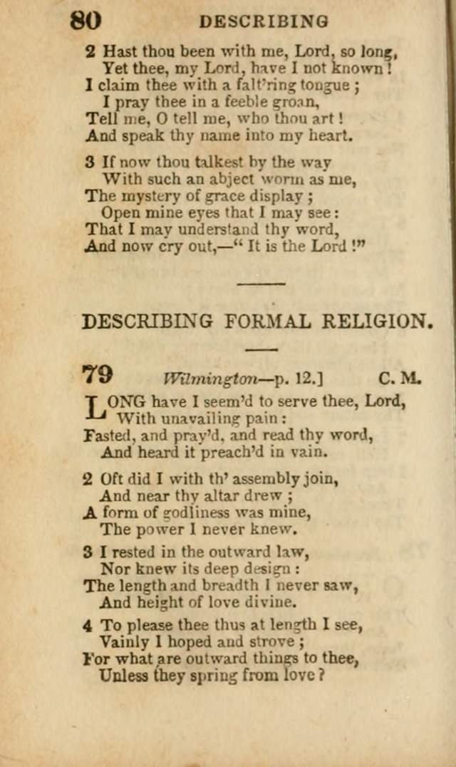 A Collection of Hymns: for the use of the Methodist Episcopal Church, principally from the collection of the Rev. John Wesley, A. M., late fellow of Lincoln College..(Rev. and corr. with a supplement) page 80