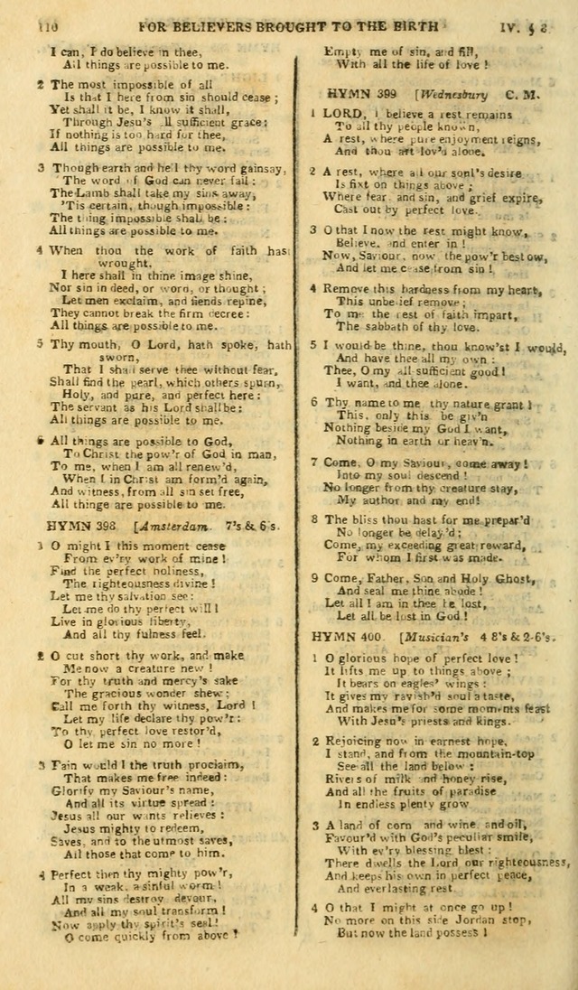 A Collection of Hymns: for the use of the people called Methodists; in miniature page 114