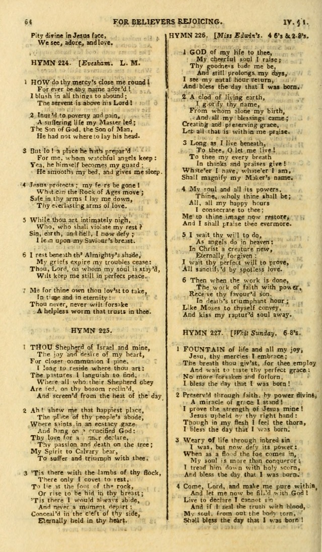 A Collection of Hymns: for the use of the people called Methodists; in miniature page 68