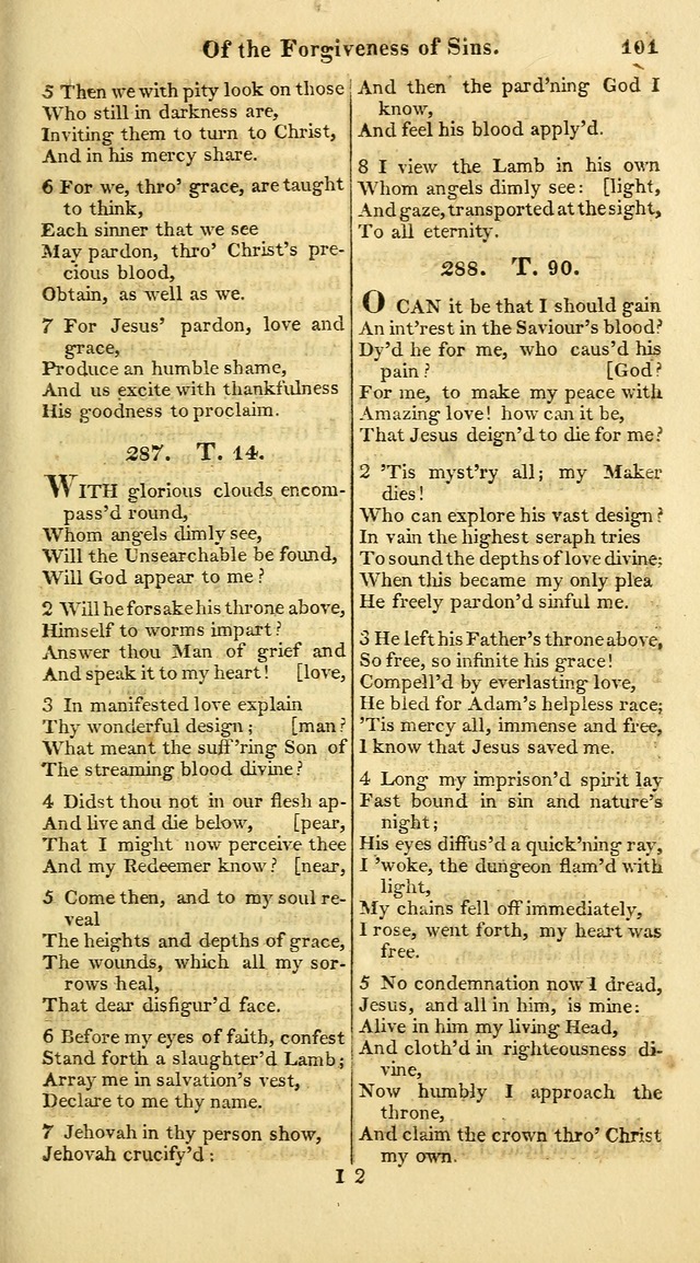 A Collection of Hymns for the Use of the Protestant Church of the United Brethren. (New and Rev. ed.) page 101