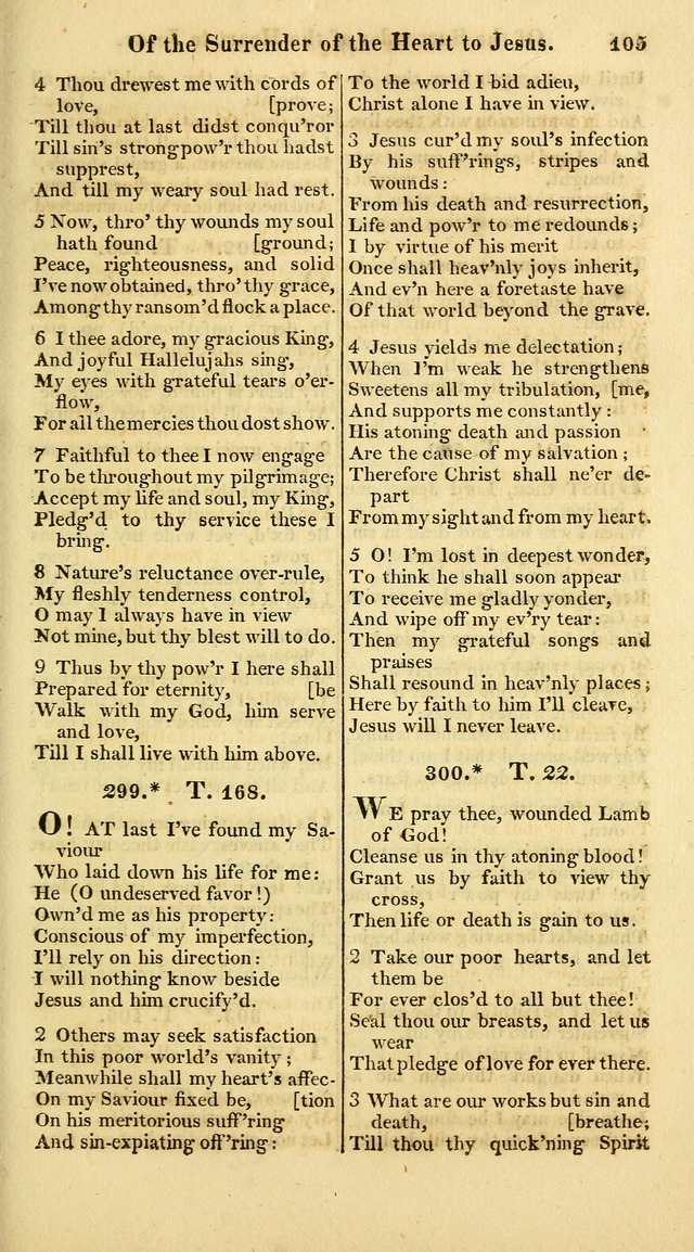 A Collection of Hymns for the Use of the Protestant Church of the United Brethren. (New and Rev. ed.) page 105