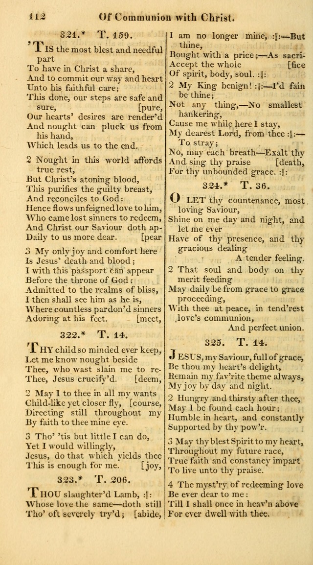 A Collection of Hymns for the Use of the Protestant Church of the United Brethren. (New and Rev. ed.) page 112