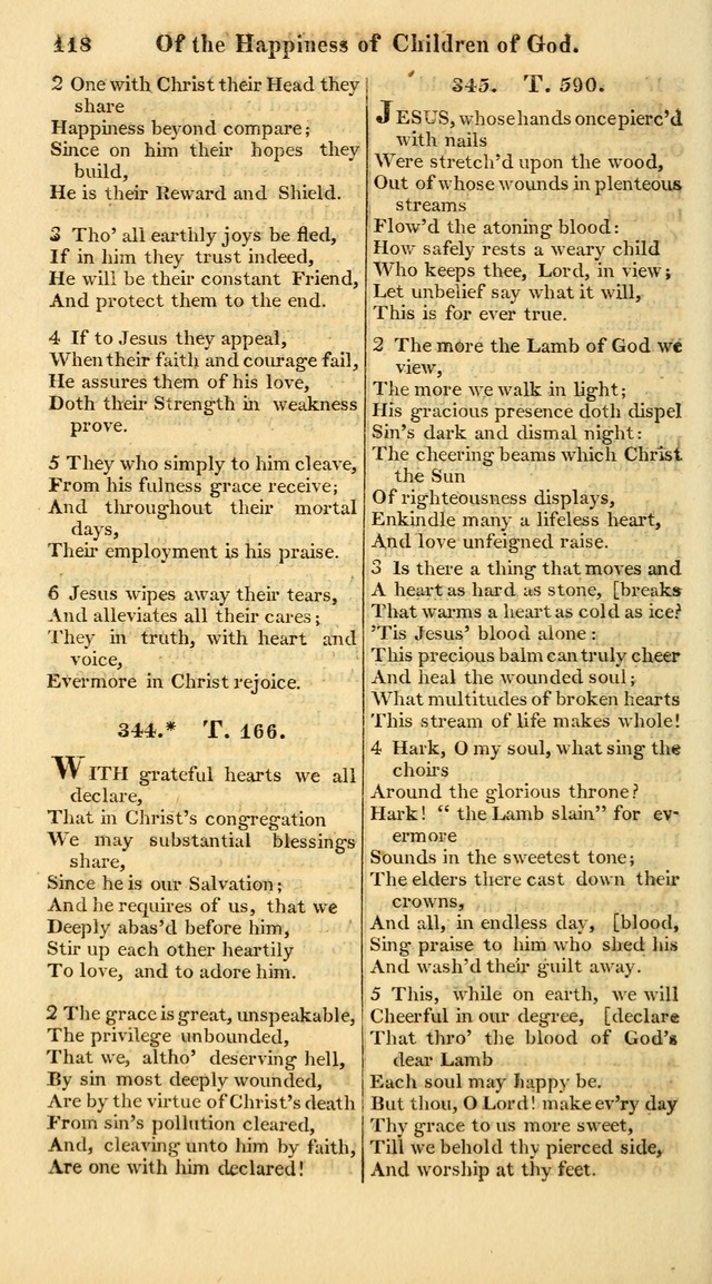 A Collection of Hymns for the Use of the Protestant Church of the United Brethren. (New and Rev. ed.) page 118