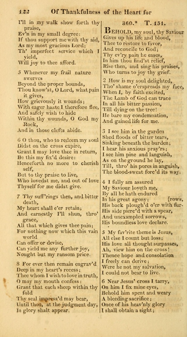 A Collection of Hymns for the Use of the Protestant Church of the United Brethren. (New and Rev. ed.) page 122