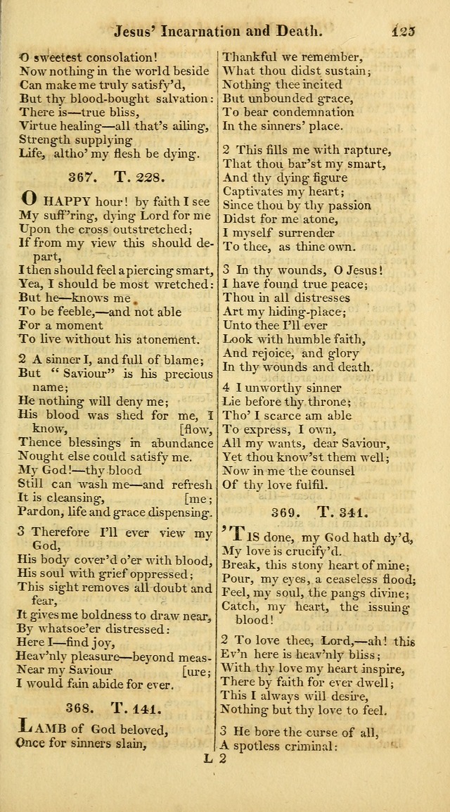 A Collection of Hymns for the Use of the Protestant Church of the United Brethren. (New and Rev. ed.) page 125