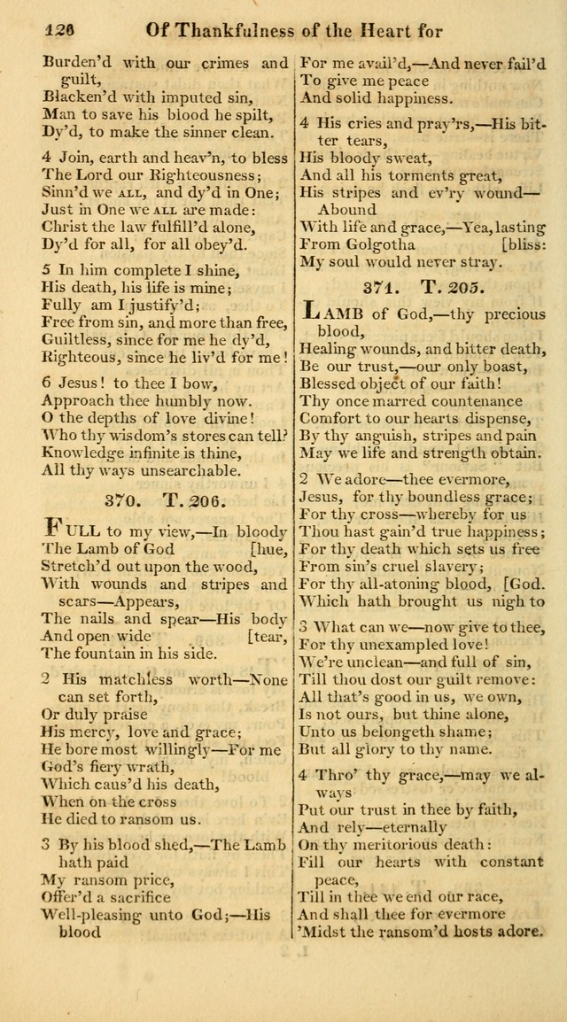 A Collection of Hymns for the Use of the Protestant Church of the United Brethren. (New and Rev. ed.) page 126