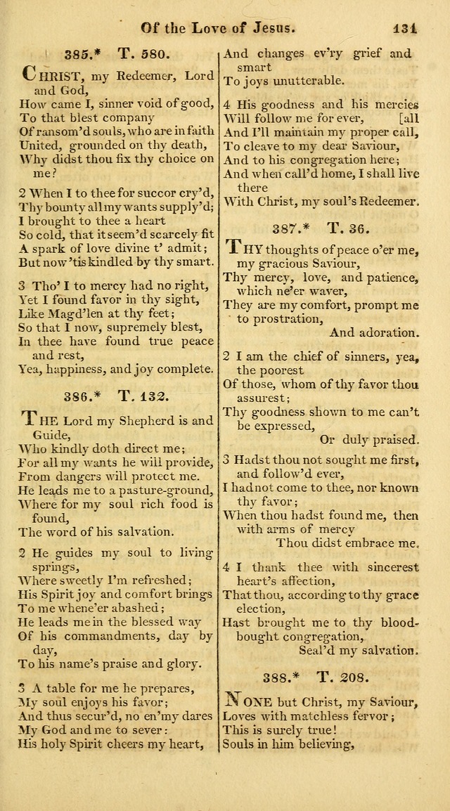 A Collection of Hymns for the Use of the Protestant Church of the United Brethren. (New and Rev. ed.) page 131