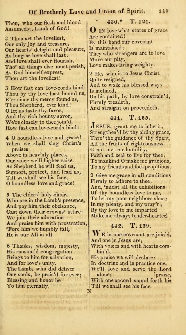 A Collection of Hymns for the Use of the Protestant Church of the United Brethren. (New and Rev. ed.) page 145