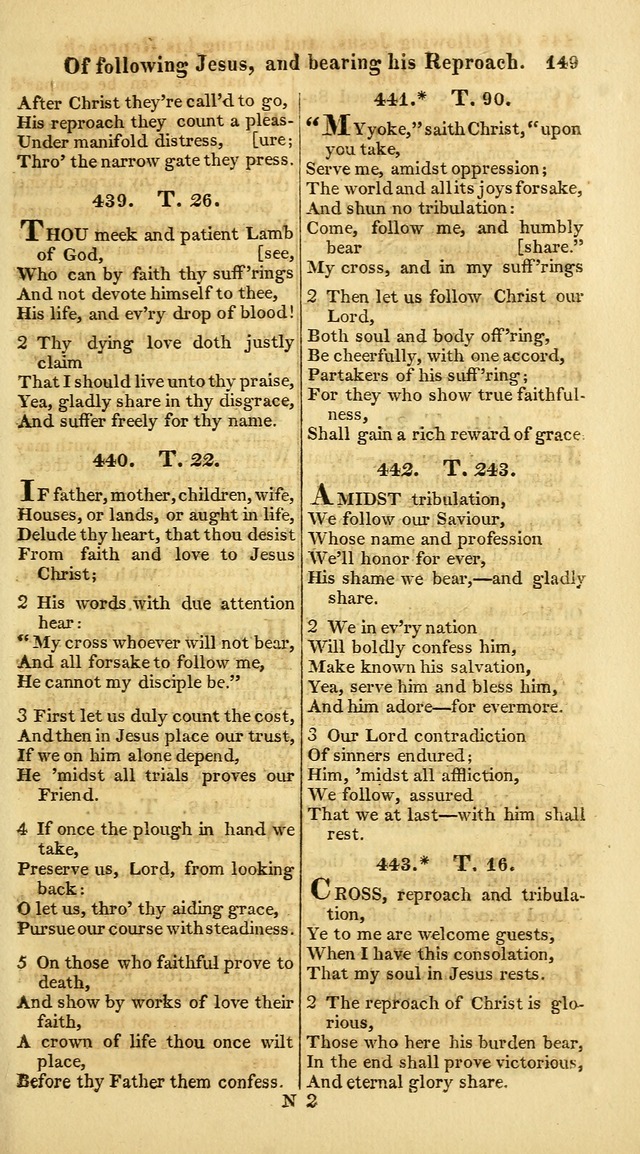 A Collection of Hymns for the Use of the Protestant Church of the United Brethren. (New and Rev. ed.) page 149