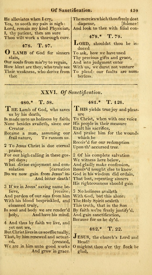 A Collection of Hymns for the Use of the Protestant Church of the United Brethren. (New and Rev. ed.) page 159