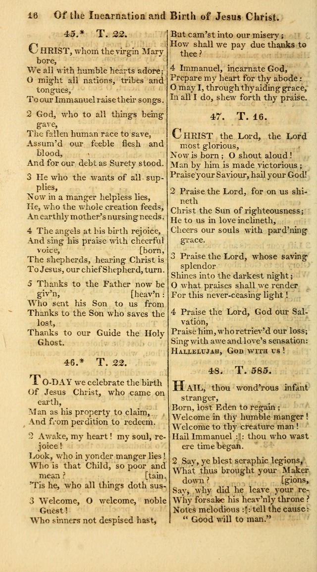 A Collection of Hymns for the Use of the Protestant Church of the United Brethren. (New and Rev. ed.) page 16