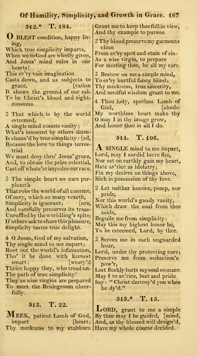 A Collection of Hymns for the Use of the Protestant Church of the United Brethren. (New and Rev. ed.) page 167