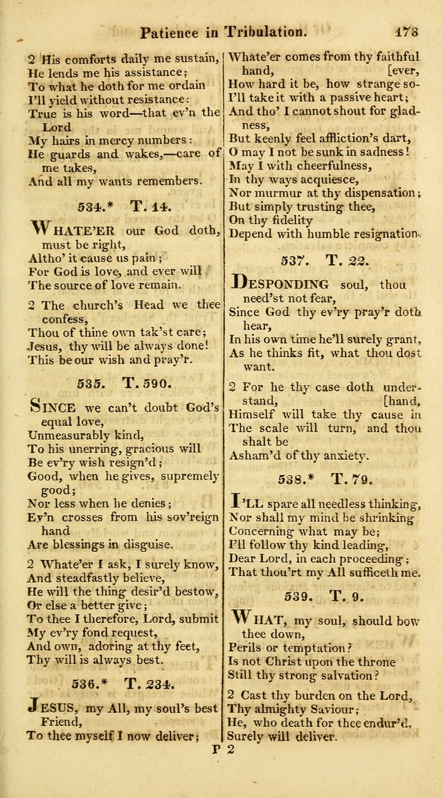 A Collection of Hymns for the Use of the Protestant Church of the United Brethren. (New and Rev. ed.) page 173