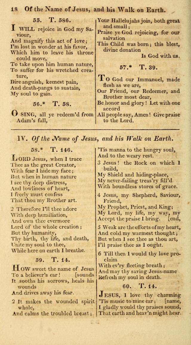 A Collection of Hymns for the Use of the Protestant Church of the United Brethren. (New and Rev. ed.) page 18