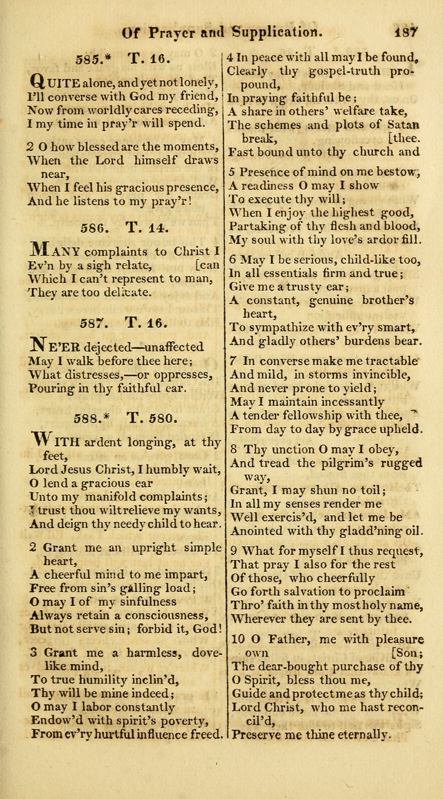 A Collection of Hymns for the Use of the Protestant Church of the United Brethren. (New and Rev. ed.) page 187