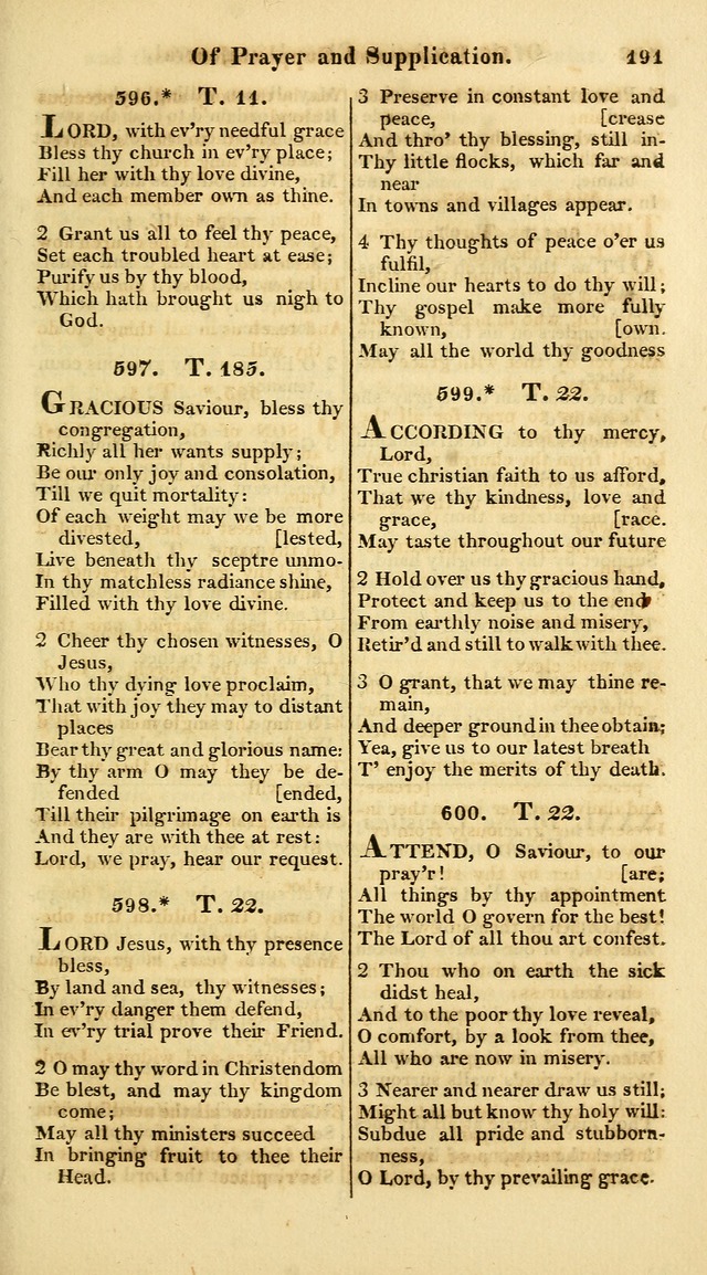 A Collection of Hymns for the Use of the Protestant Church of the United Brethren. (New and Rev. ed.) page 191