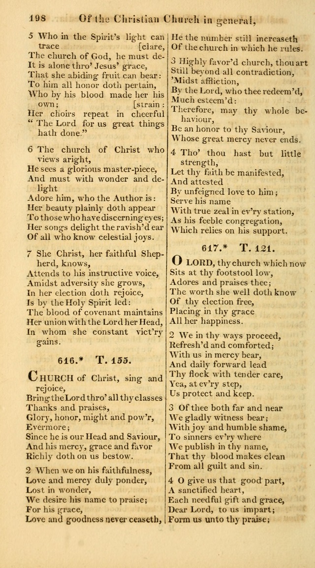 A Collection of Hymns for the Use of the Protestant Church of the United Brethren. (New and Rev. ed.) page 198