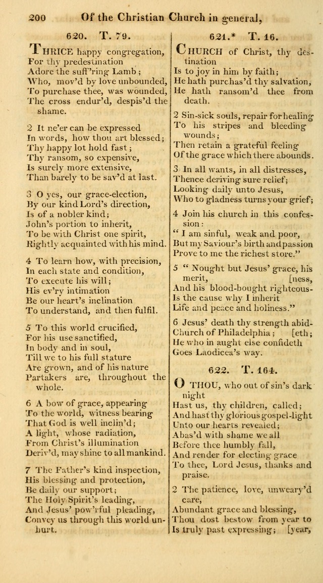 A Collection of Hymns for the Use of the Protestant Church of the United Brethren. (New and Rev. ed.) page 200