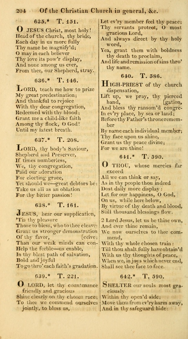 A Collection of Hymns for the Use of the Protestant Church of the United Brethren. (New and Rev. ed.) page 204