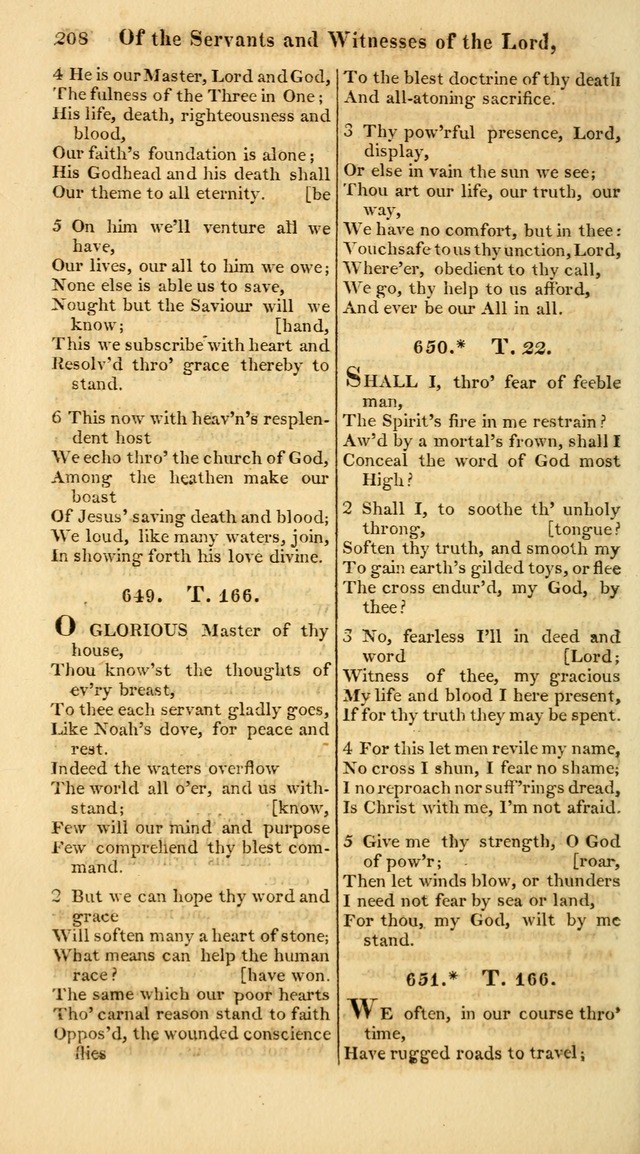 A Collection of Hymns for the Use of the Protestant Church of the United Brethren. (New and Rev. ed.) page 208