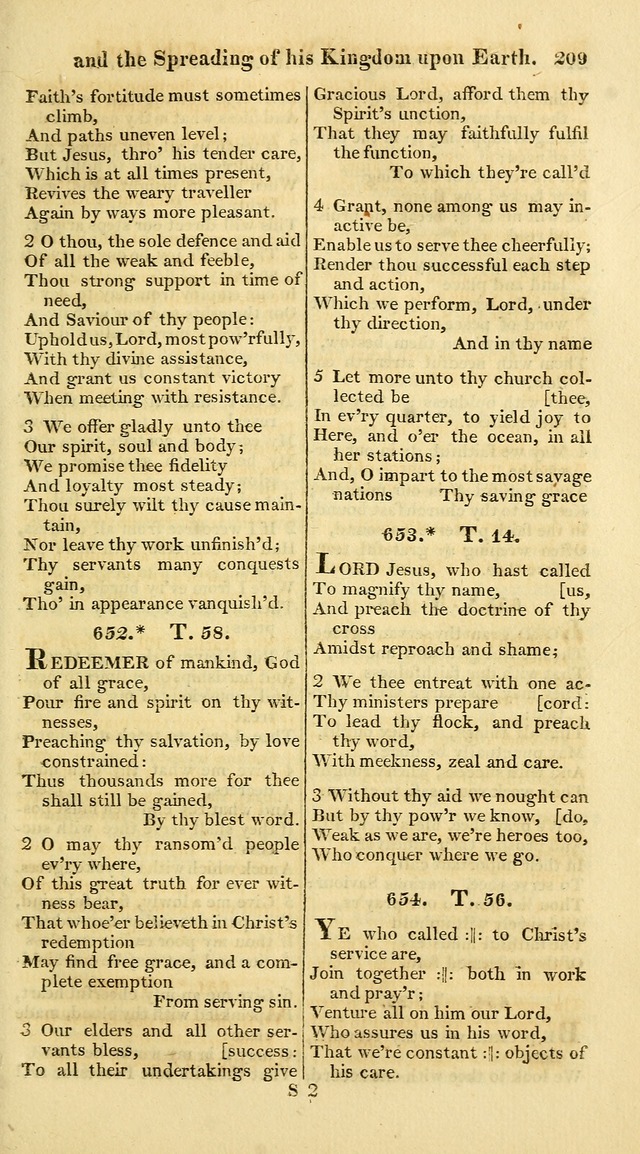 A Collection of Hymns for the Use of the Protestant Church of the United Brethren. (New and Rev. ed.) page 209